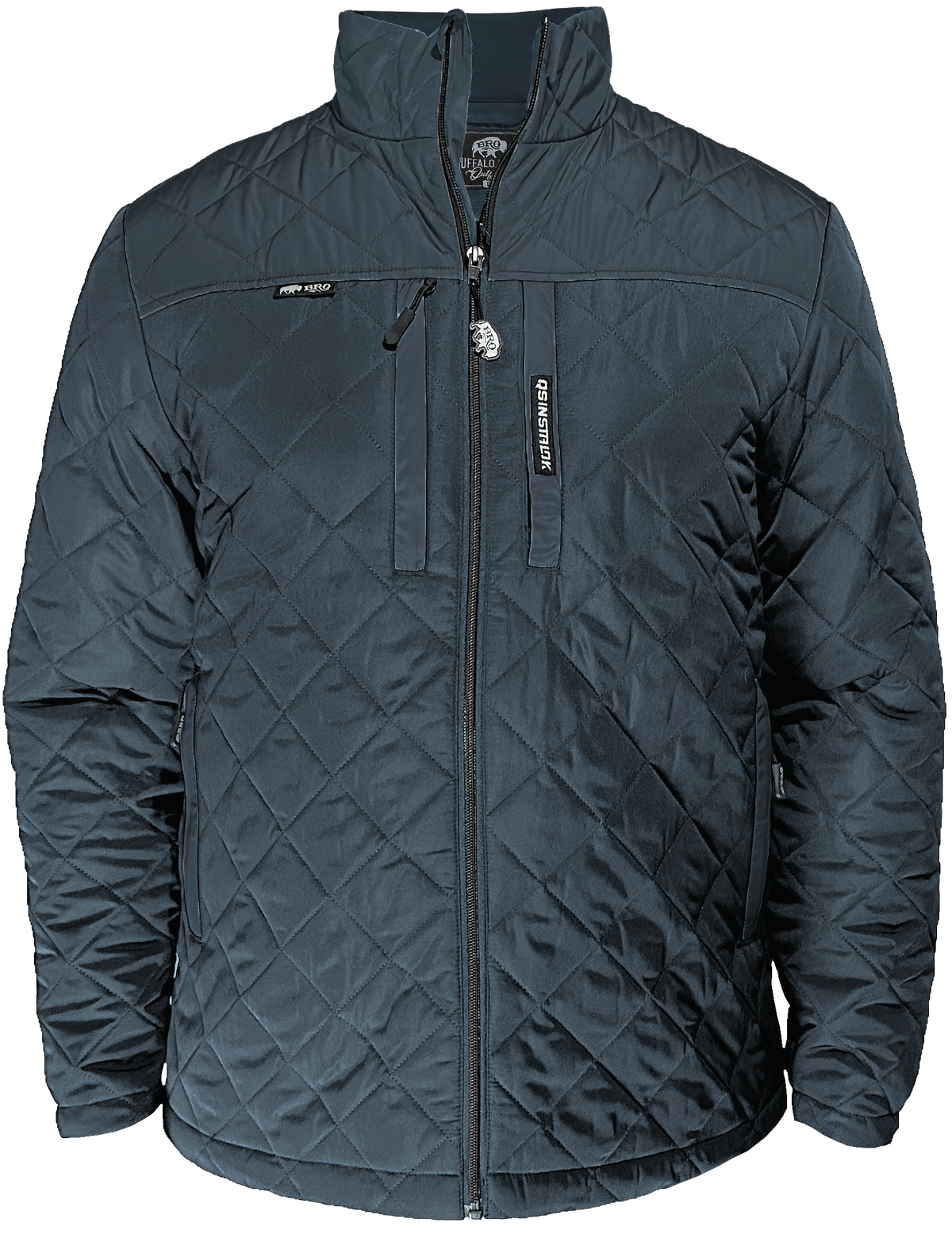 Steward Diamond-Quilted Jacket in Storm Navy