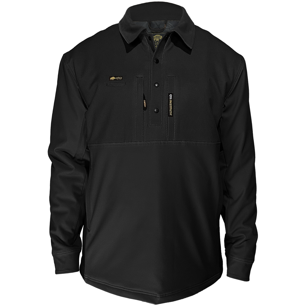 CHARGE body-mapped insulation in the FOREMAN WorkJac pullover