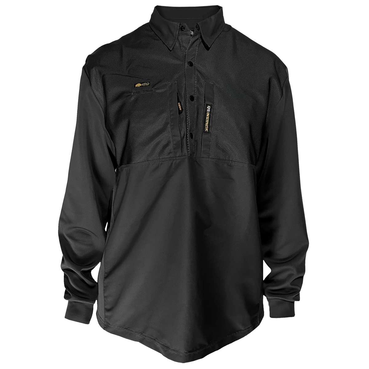 FOREMAN ArmFlex™ Midweight Work Shirt in Black