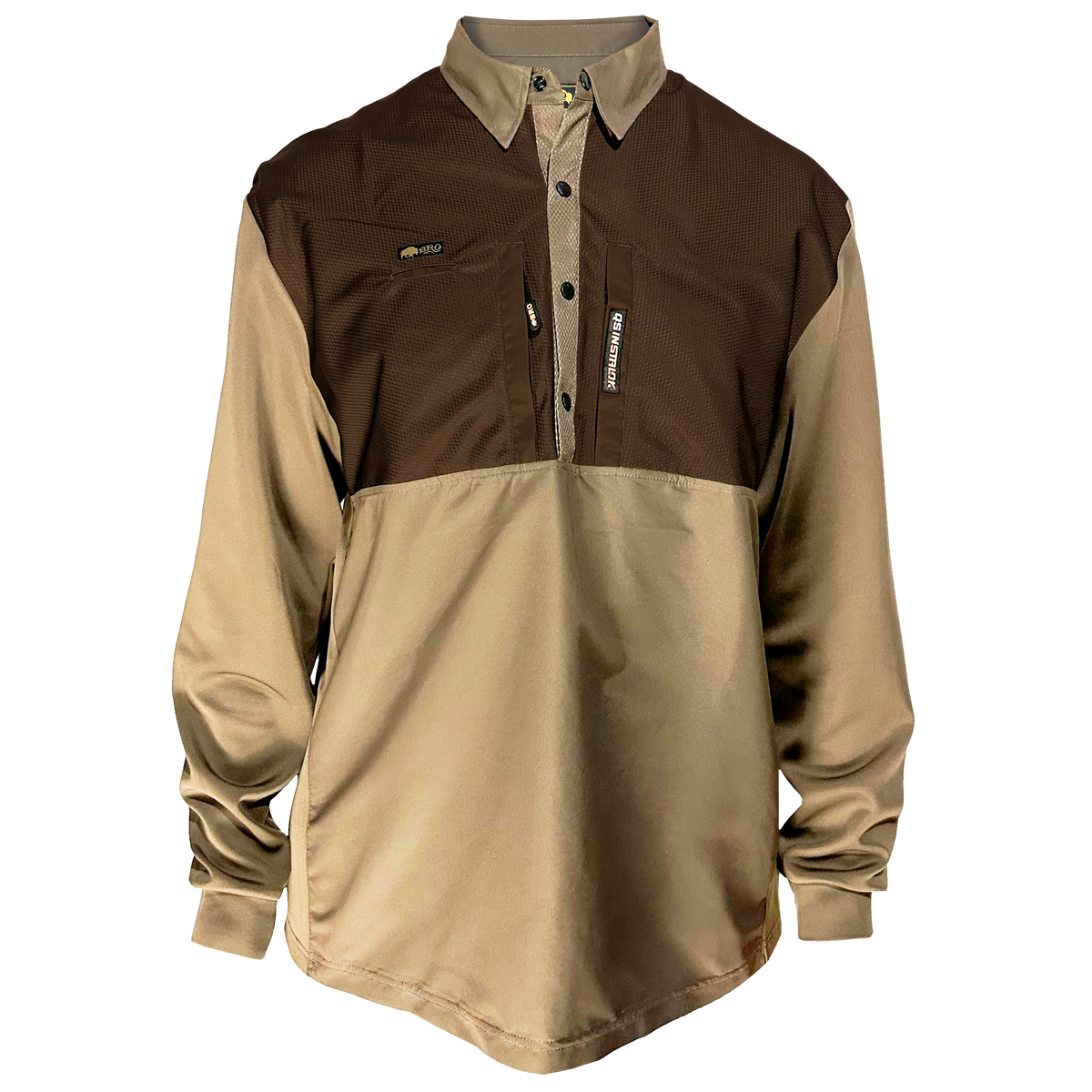 FOREMAN ArmFlex™ Midweight Work Shirt in BRO Brown
