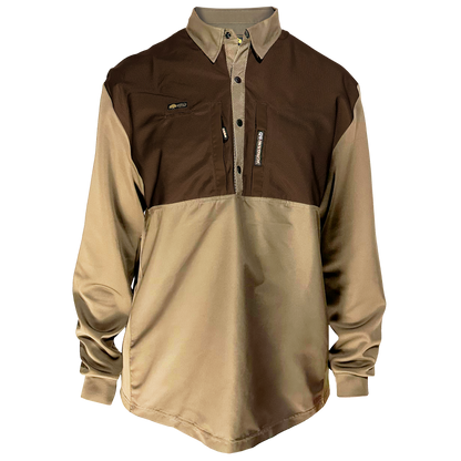 FOREMAN ArmFlex™ Midweight Work Shirt in BRO Brown