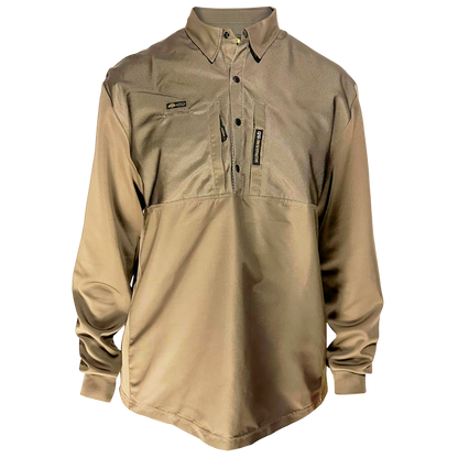 FOREMAN ArmFlex™ Midweight Work Shirt in Prairie Khaki