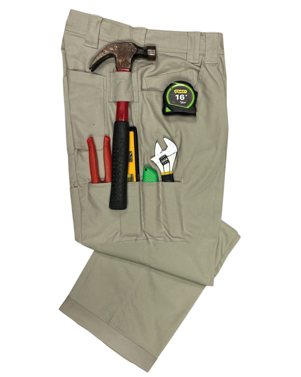 BRO TaskMaster 8™ relaxed fit work pants in Prairie Khaki