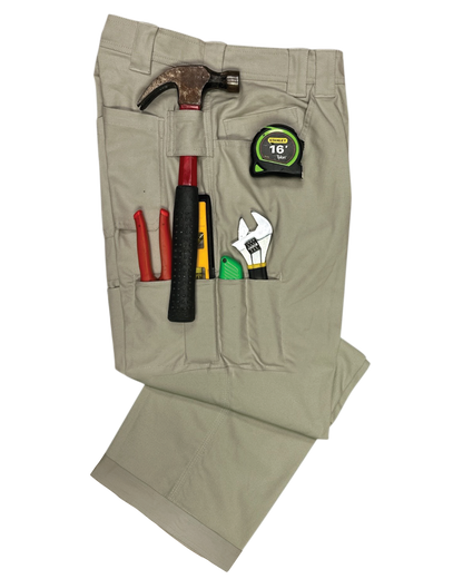 BRO TaskMaster 8™ relaxed fit work pants in Prairie Khaki