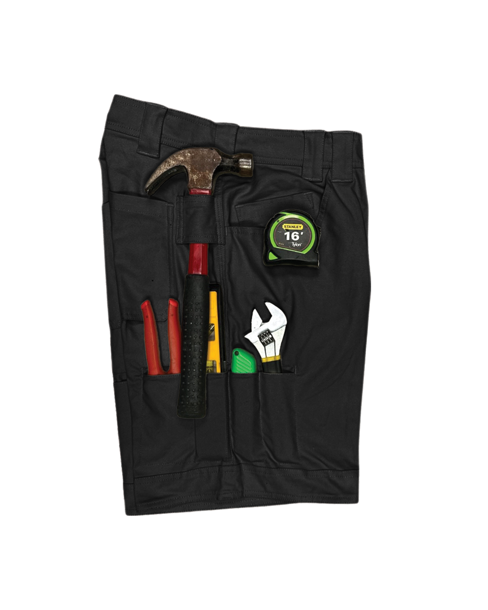 TaskMaster 8 work shorts with TaskSlots and Ledge pocket system