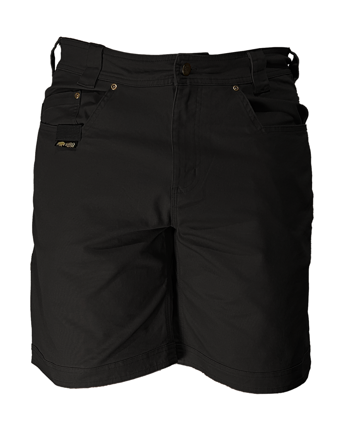 Engineered utility shorts with angled front pockets for everyday carry