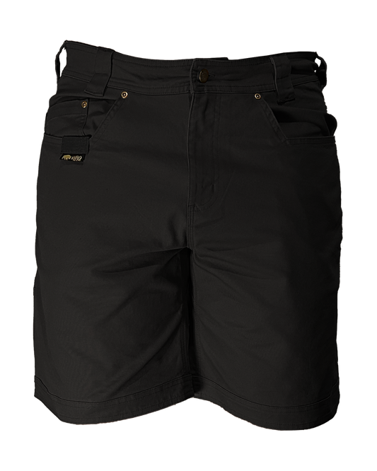 Engineered utility shorts with angled front pockets for everyday carry