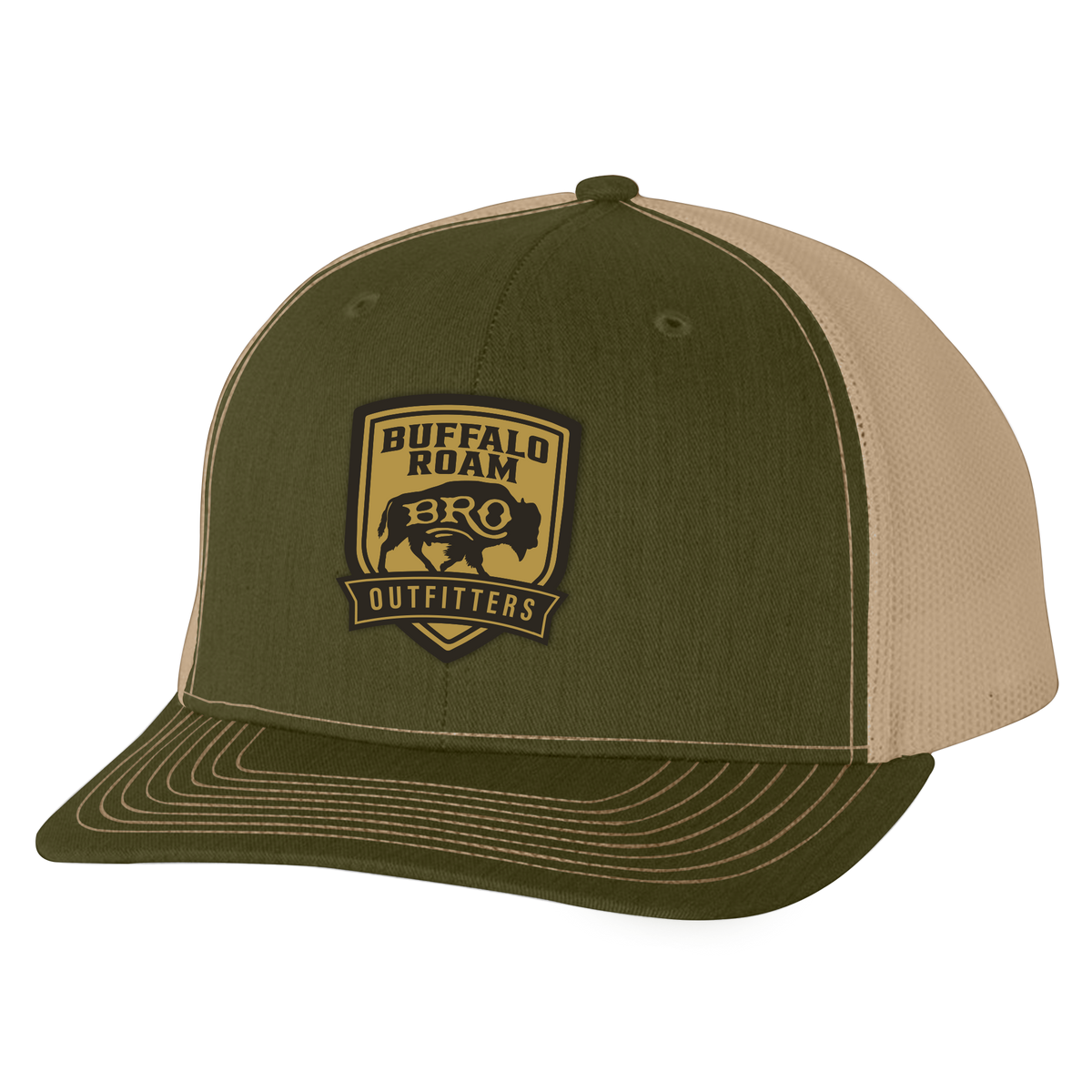 BRO Shield PVC Patch Trucker Hat in Green