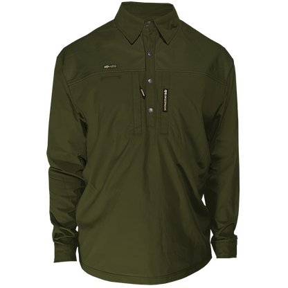 BRO engineered workwear shirt with button cuff design