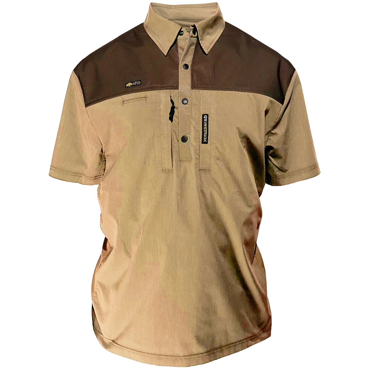 Engineered workwear shirt with breathable FieldWeave fabric