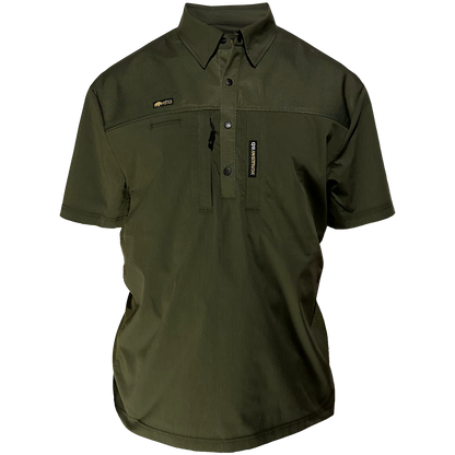 FOREMAN FieldWeave™ Summerweight Work Shirt in BRO Green