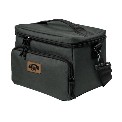 BRO 8 Can Cooler in Charcoal – alternate view
