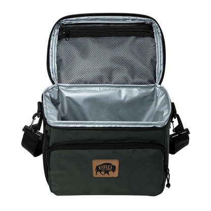 BRO 8 Can Cooler in Charcoal – alternate detail view