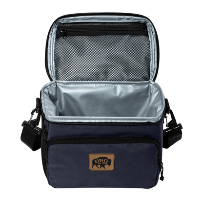 BRO 8 Can Cooler in River Blue Navy – alternate detail view