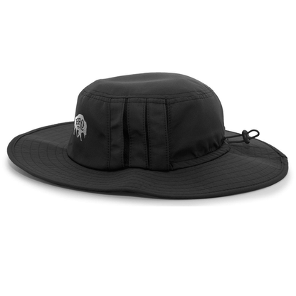 BRO Boonie Hat in Black – left side view