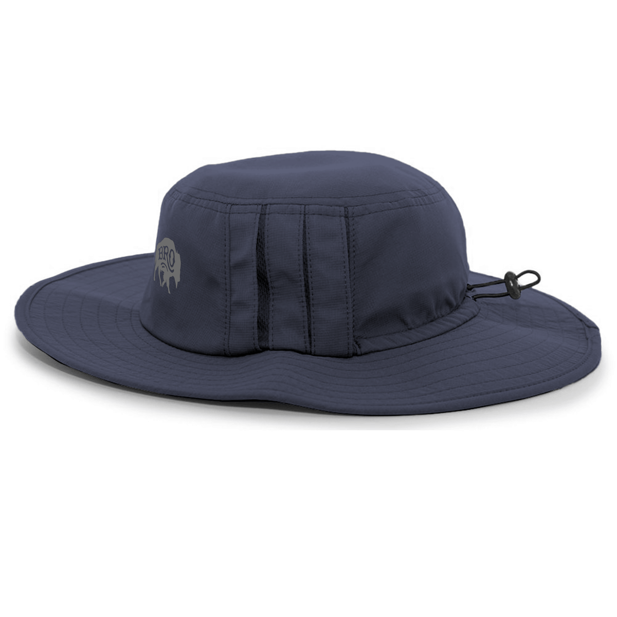BRO Boonie Hat in Navy – left side view