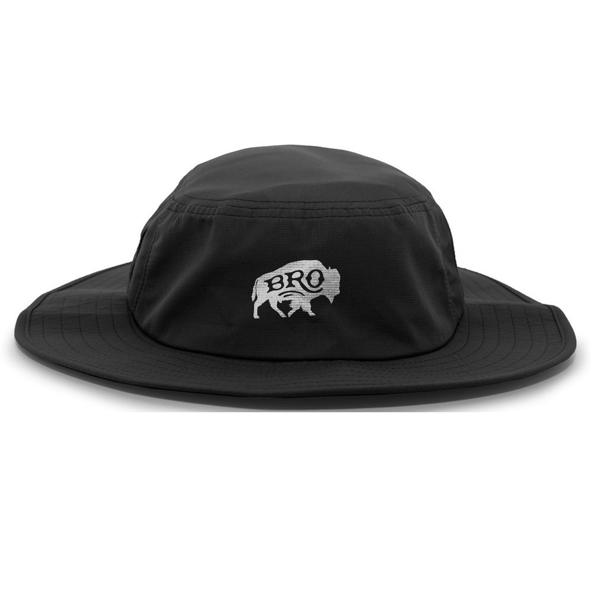 BRO Boonie Hat in Black – front view