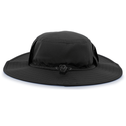 BRO Boonie Hat in Black – back view