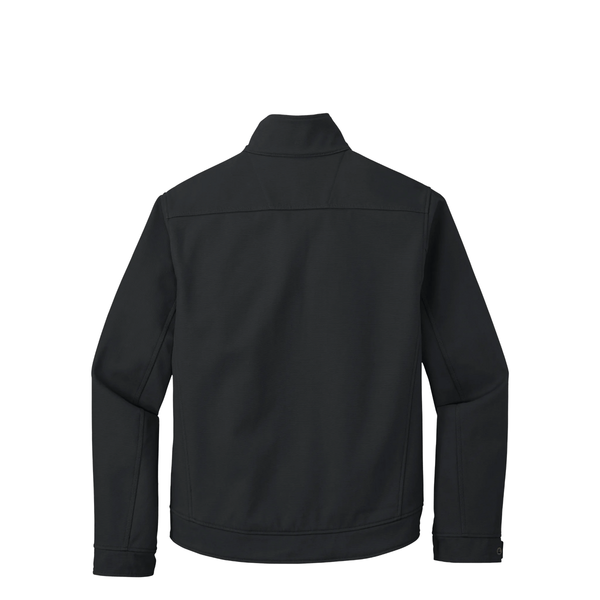 BRO Duck Bonded Soft Shell Work Jacket in Charcoal – back view