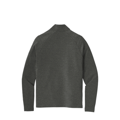 BRO Flex Fleece 1/4-Zip in Dark Grey Heather – back view