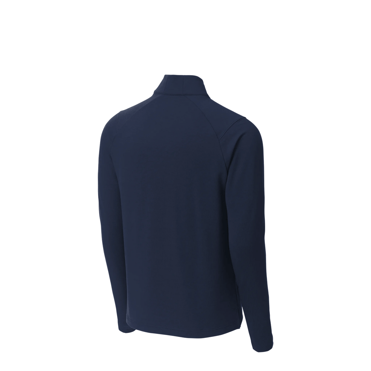 BRO Flex Fleece 1/4-Zip in Navy – angled back view