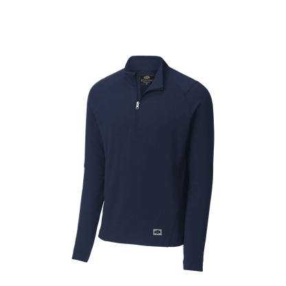 BRO Flex Fleece 1/4-Zip in Navy – angled front view