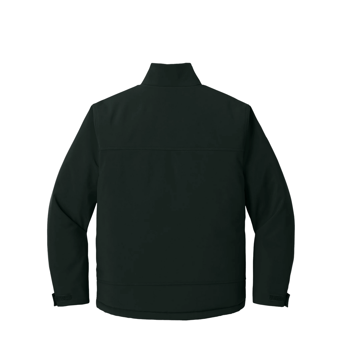 BRO Insulated Soft Shell Work Jacket in Black – back view