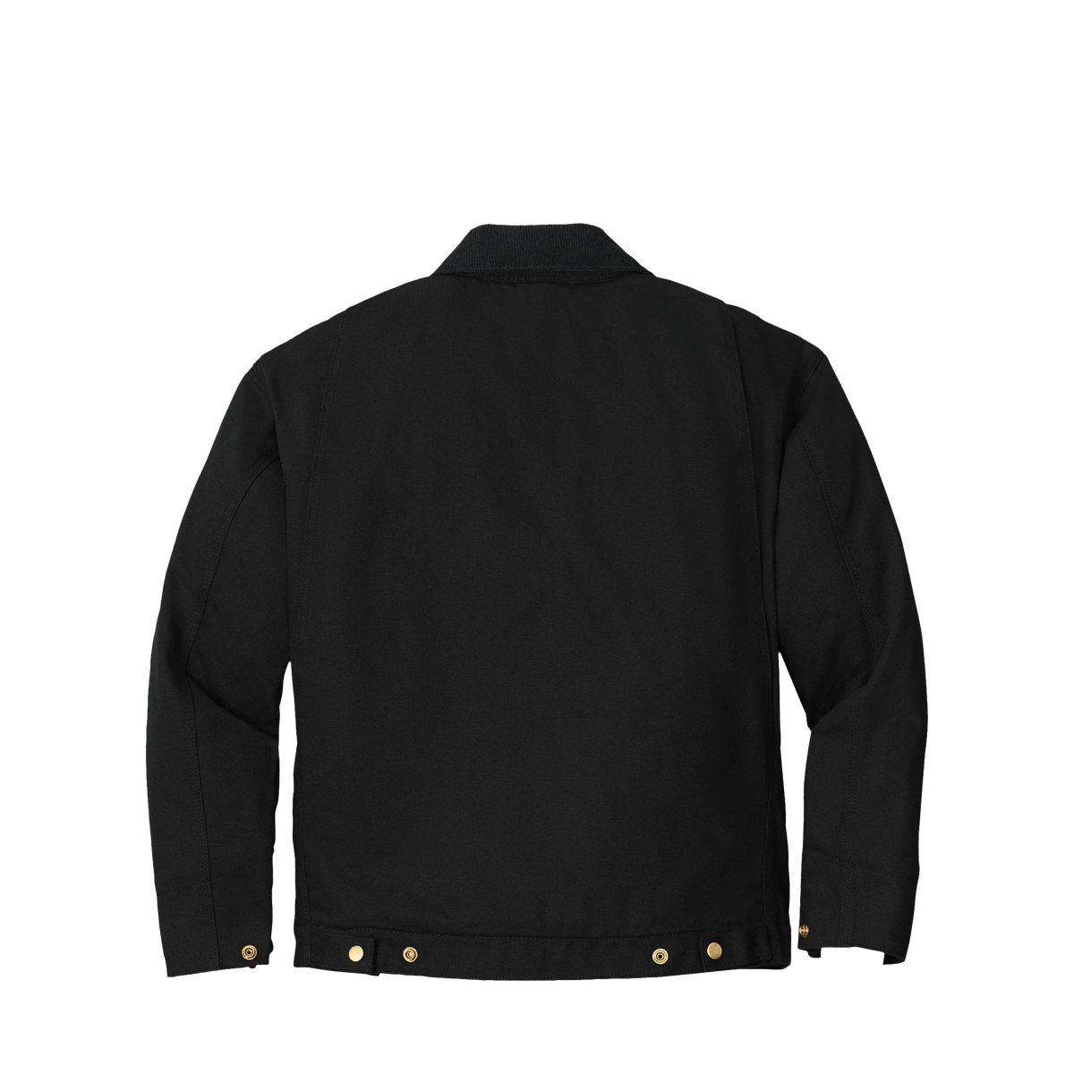 BRO Insulated Duck Work Jacket in Black – back view