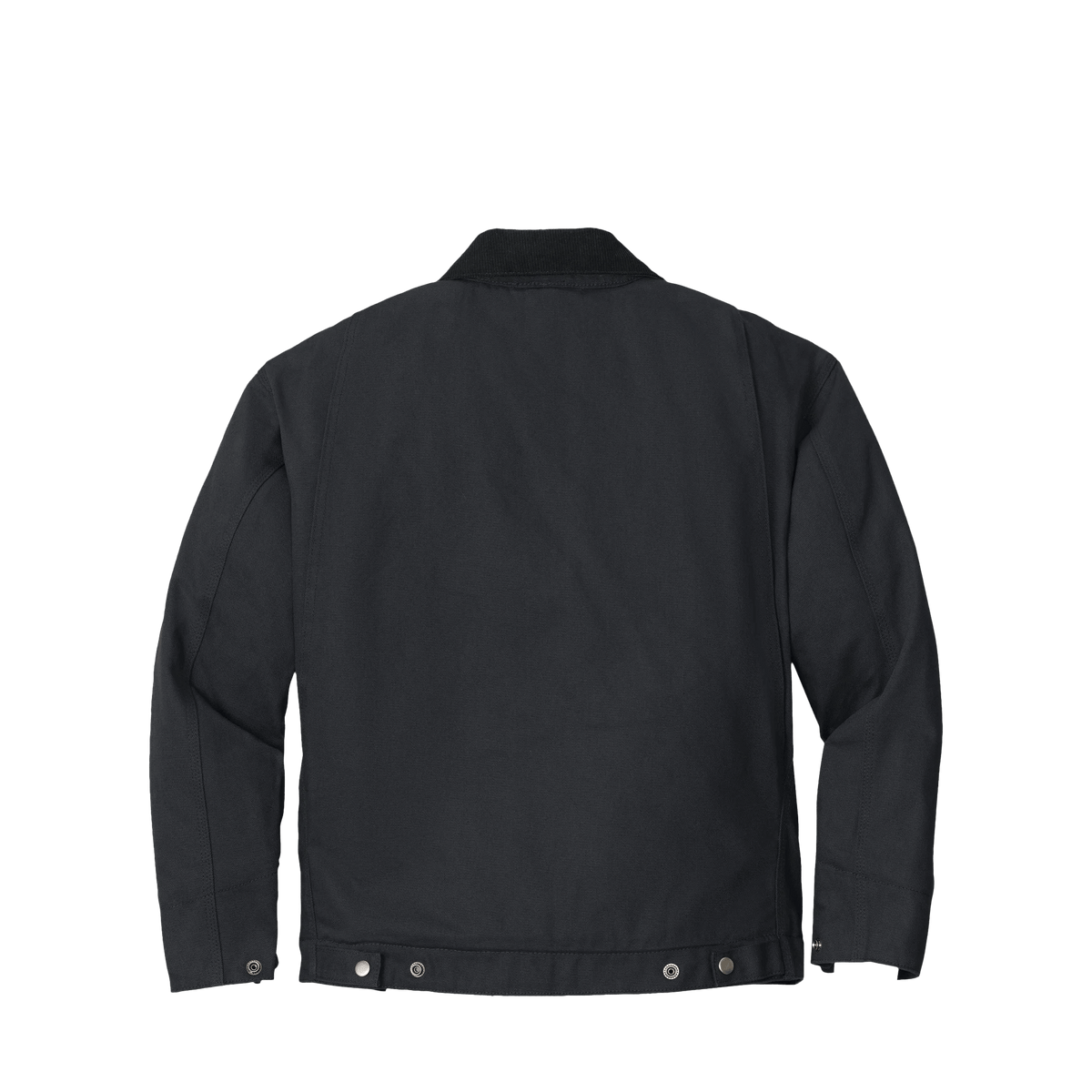BRO Insulated Duck Work Jacket in Charcoal – back view