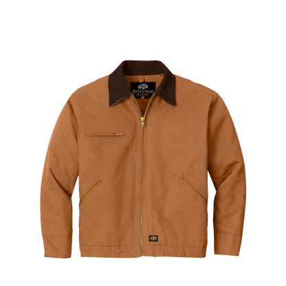 BRO Insulated Duck Work Jacket in Duck Brown – front view