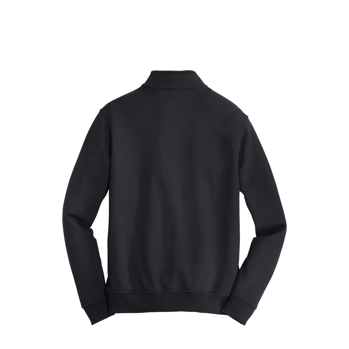 BRO Half-Zip Job Shirt in Dark Navy – back view