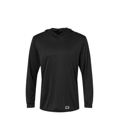 BRO Lightweight UV Hoodie in Black – front view