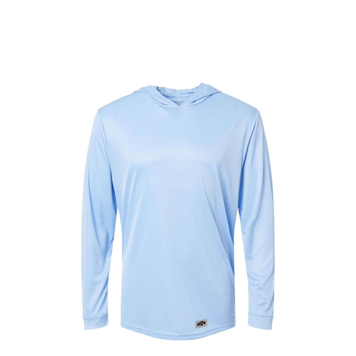 BRO Lightweight UV Hoodie in Blue Mist – front view