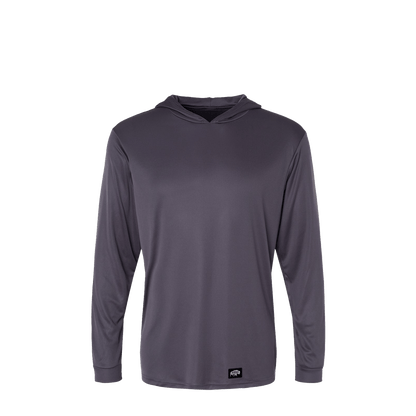 BRO Lightweight UV Hoodie in Graphite – front view