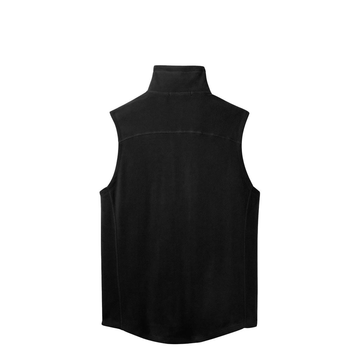 BRO Lightweight Microfleece Vest in Black – back view