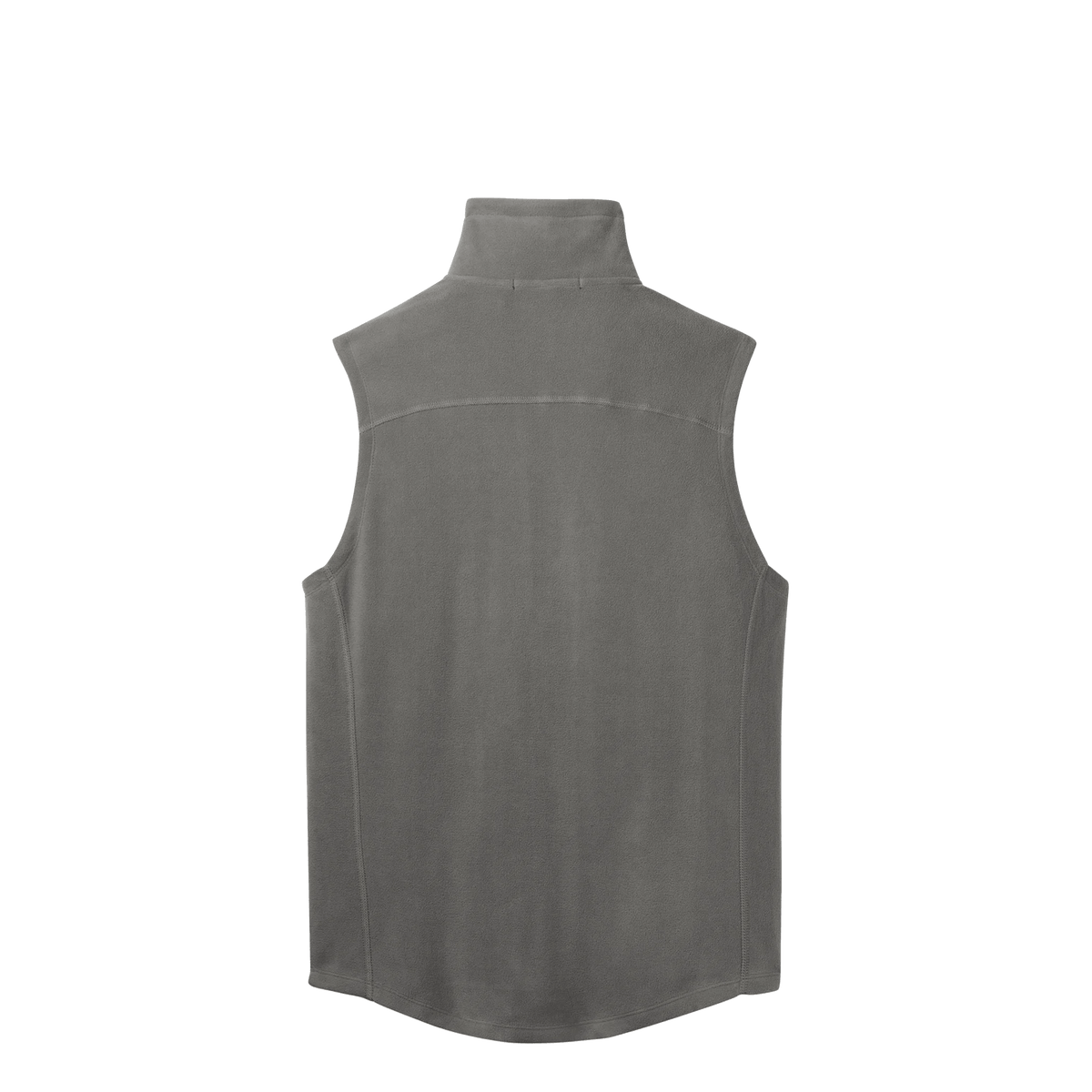 BRO Lightweight Microfleece Vest in Pearl Grey – back view