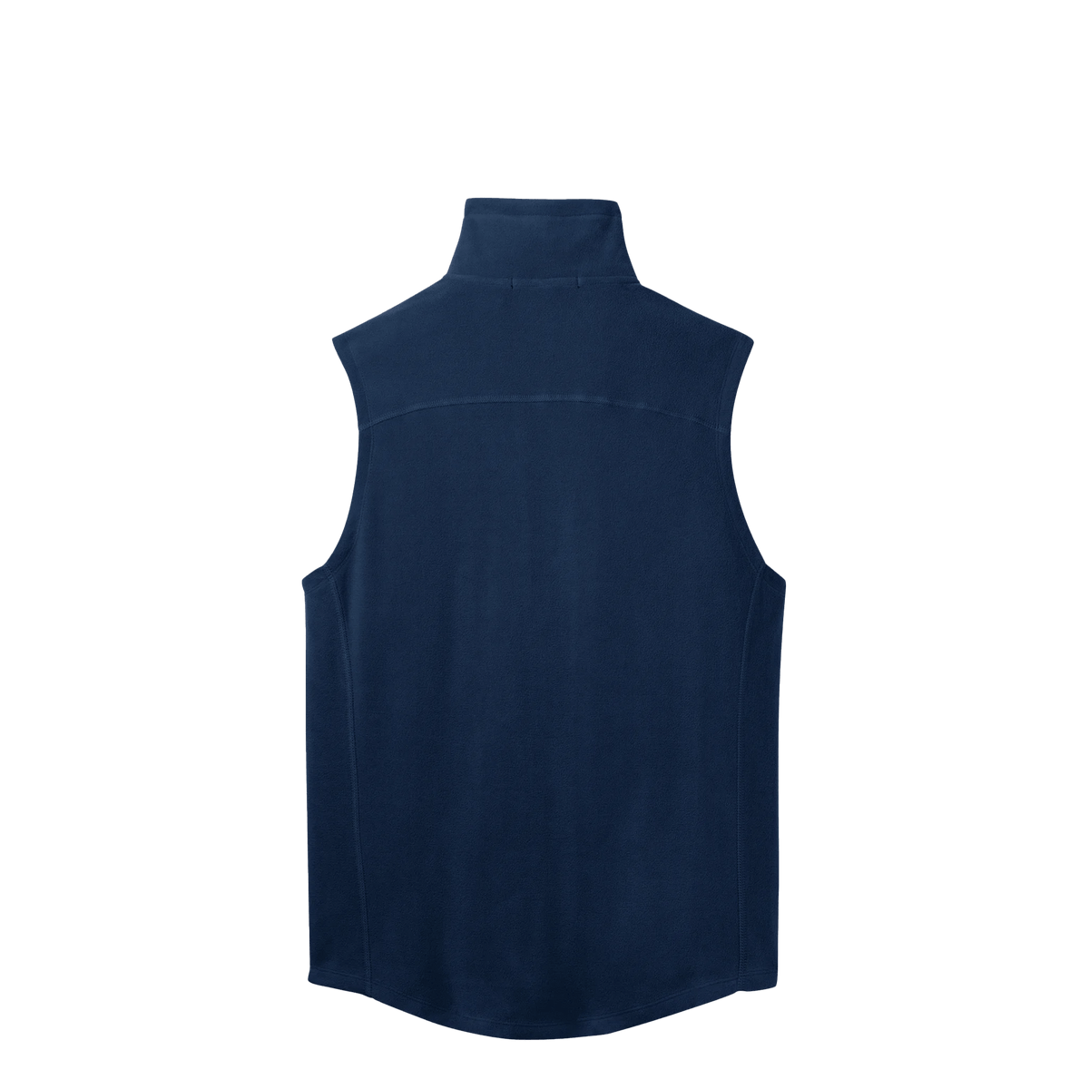 BRO Lightweight Microfleece Vest in True Navy – back view