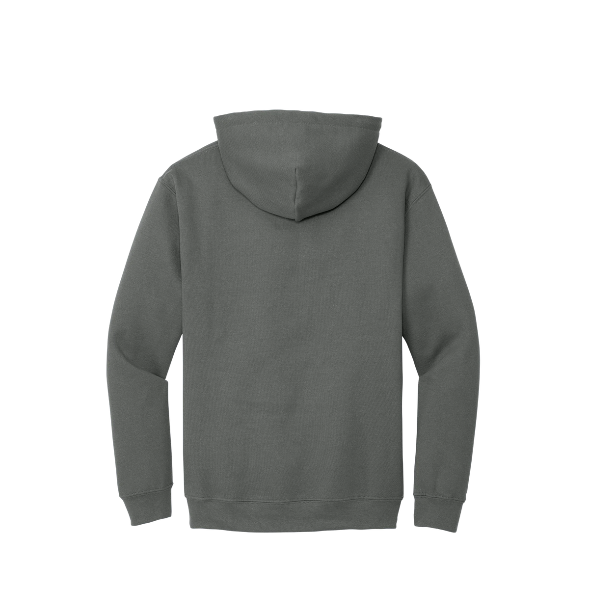 BRO Midweight Pullover Hoodie in Charcoal – back view