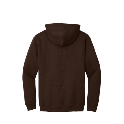 BRO Midweight Pullover Hoodie in Dark Chocolate – back view