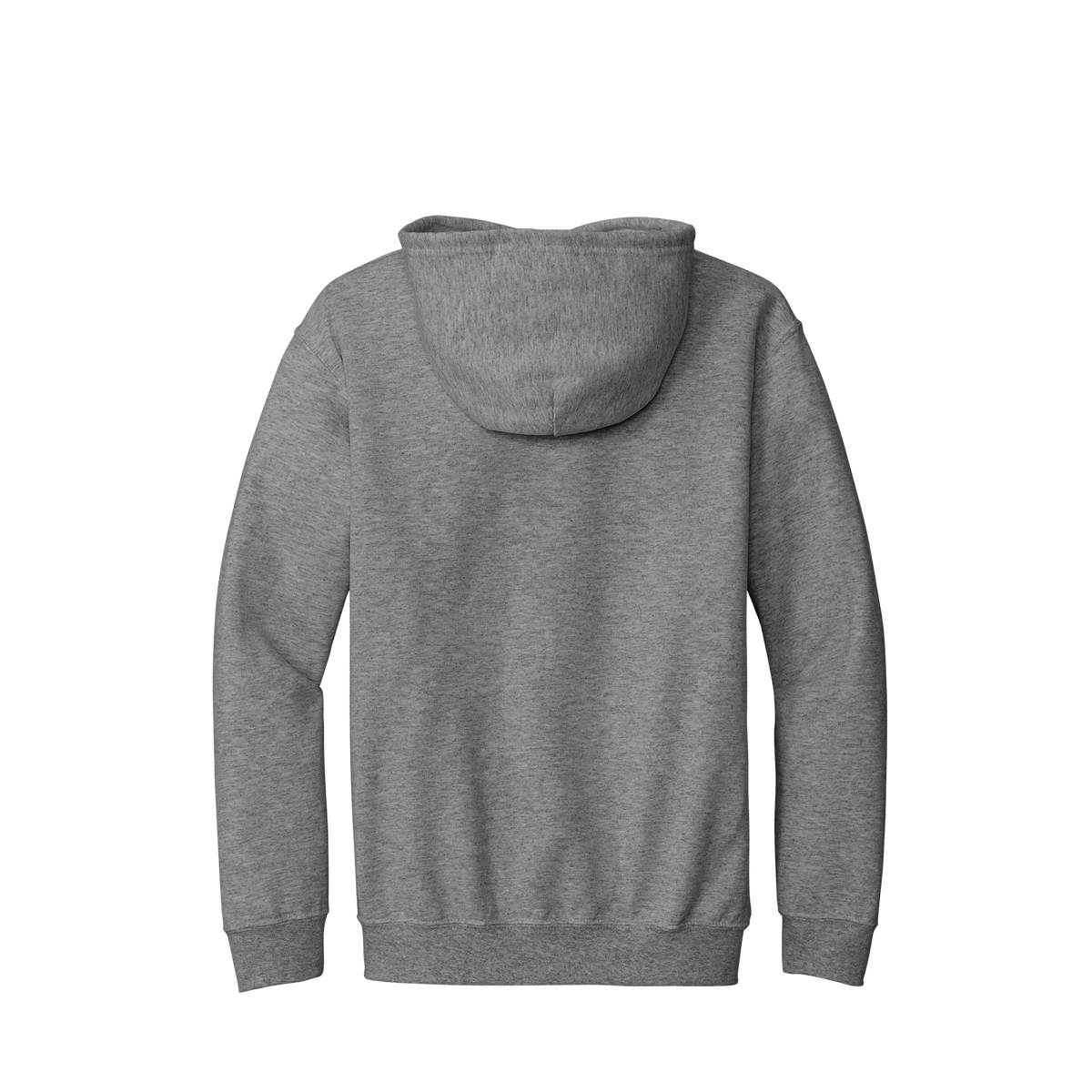 BRO Midweight Full-Zip Hoodie in Grey – back view