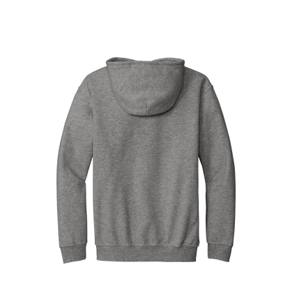 BRO Midweight Full-Zip Hoodie in Grey – back view