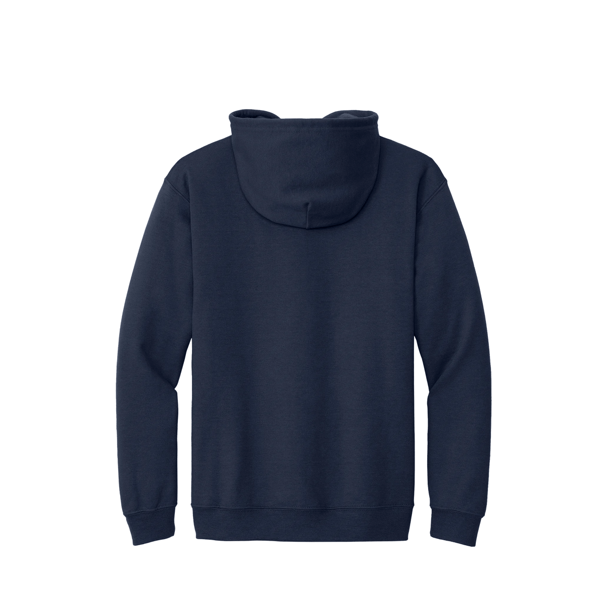 BRO Midweight Full-Zip Hoodie in Navy – back view