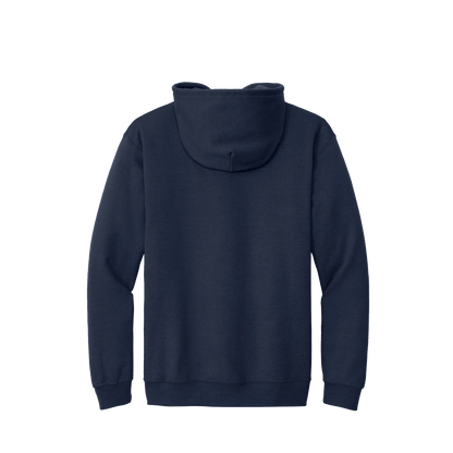 BRO Midweight Full-Zip Hoodie in Navy – back view
