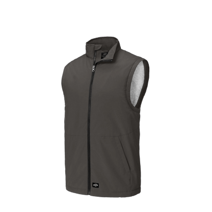 BRO Performance Insulated Vest in Charcoal – angled front view