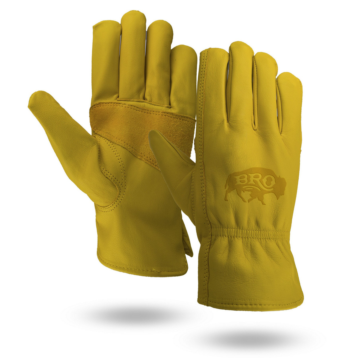 BRO Premium Goatskin Leather Work Gloves
