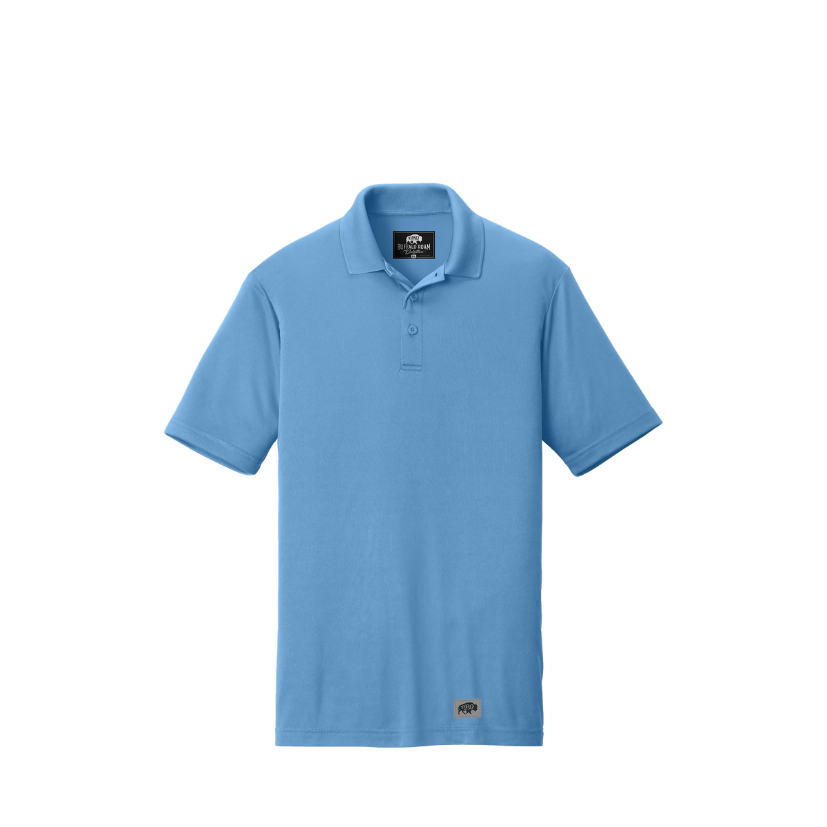 BRO Performance Polo Shirt in Carolina Blue – front view