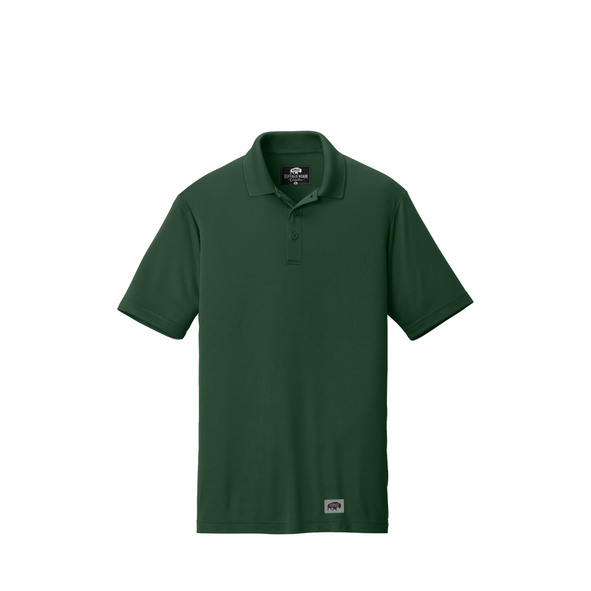 BRO Performance Polo Shirt in Forest Green – front view