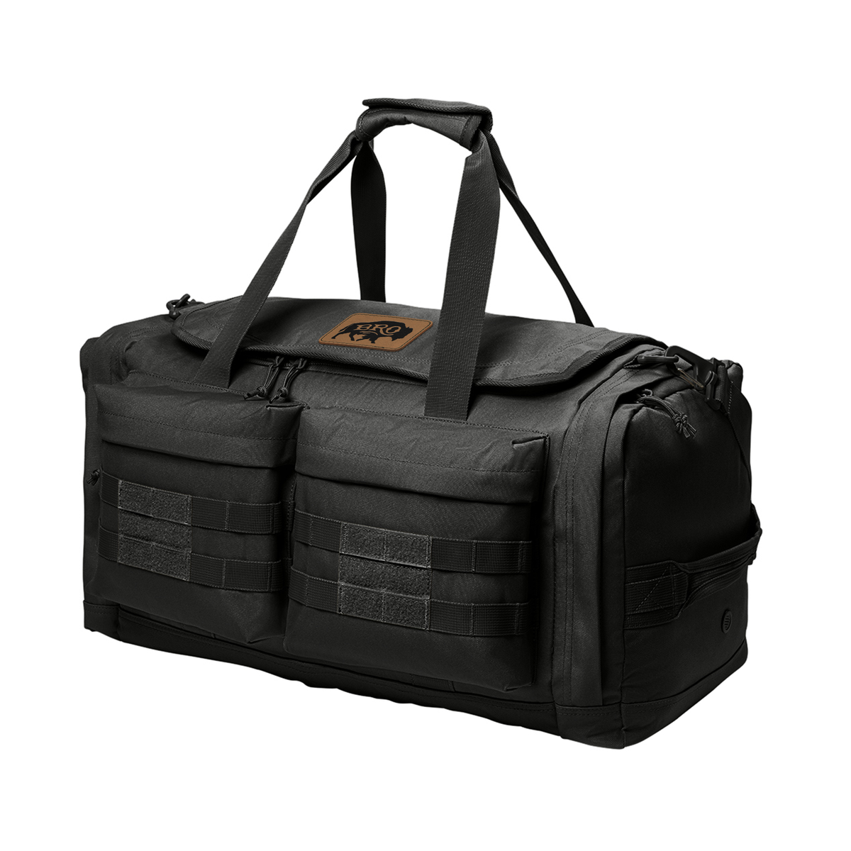 BRO Tactical Duffle Bag in Black – side view