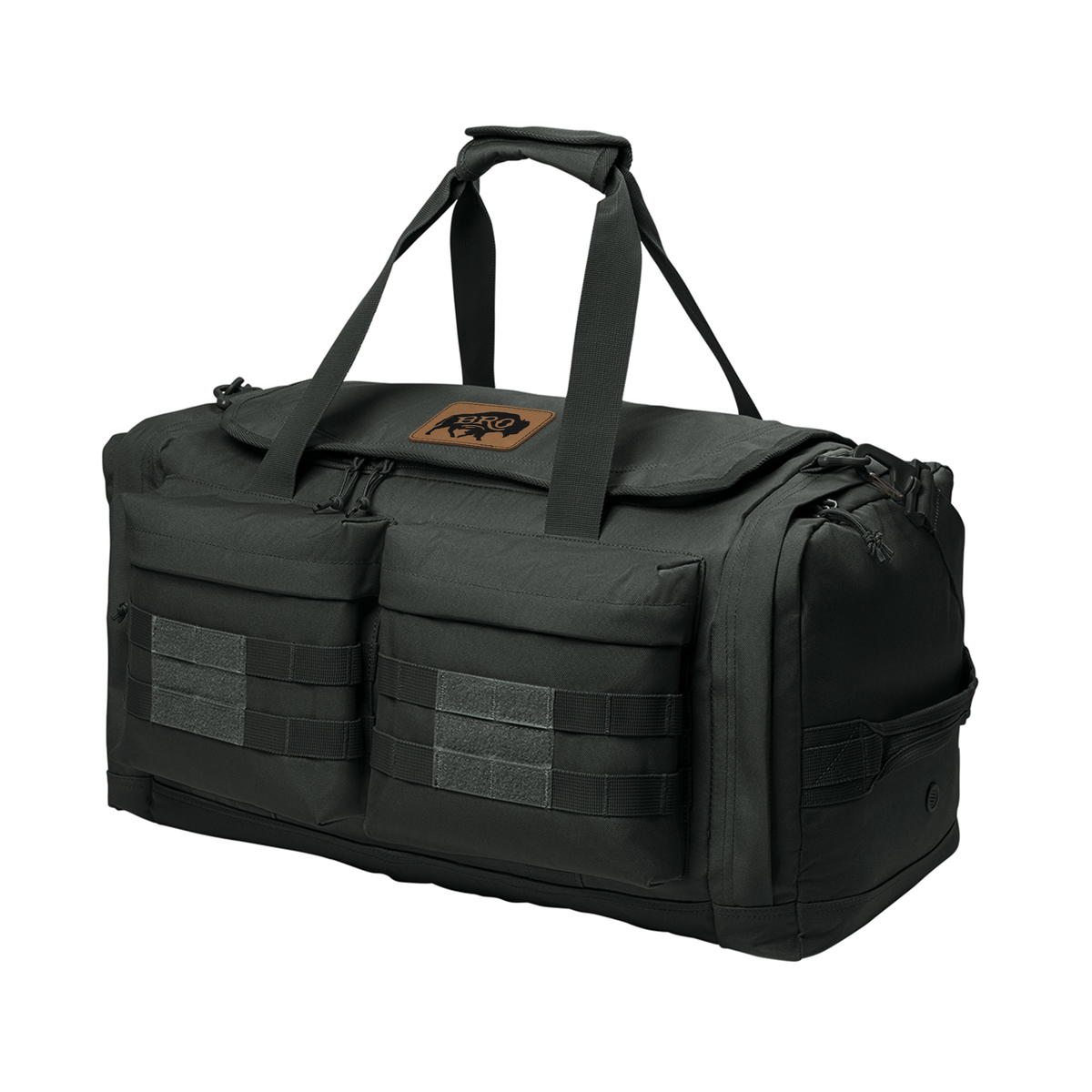 BRO Tactical Duffle Bag in Charcoal – side view