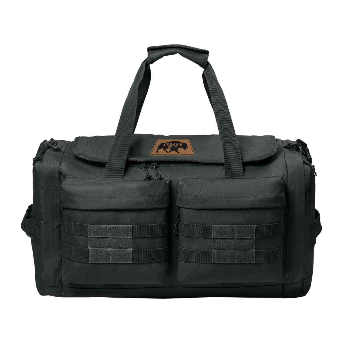 BRO Tactical Duffle Bag in Charcoal – front view